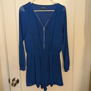 Royal Blue Express Romper
